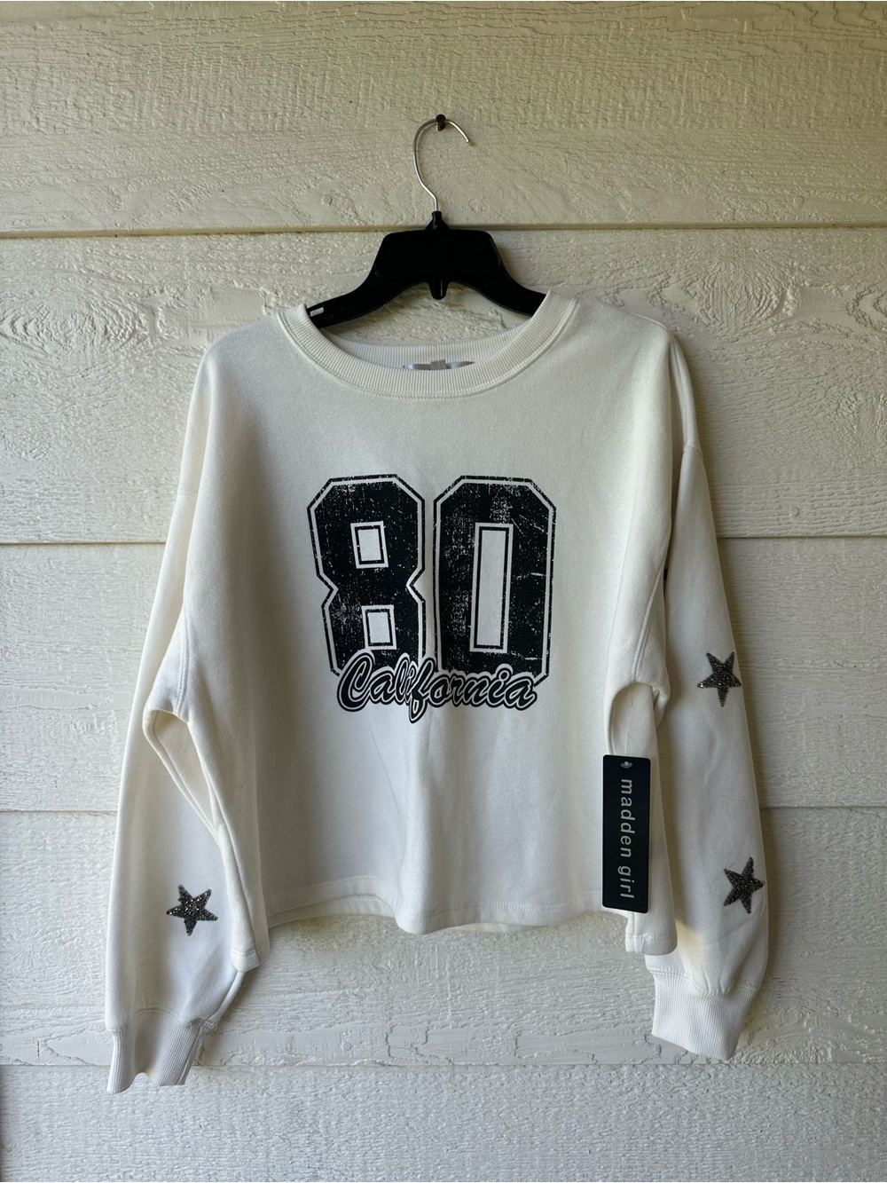 80 California sweater with stars